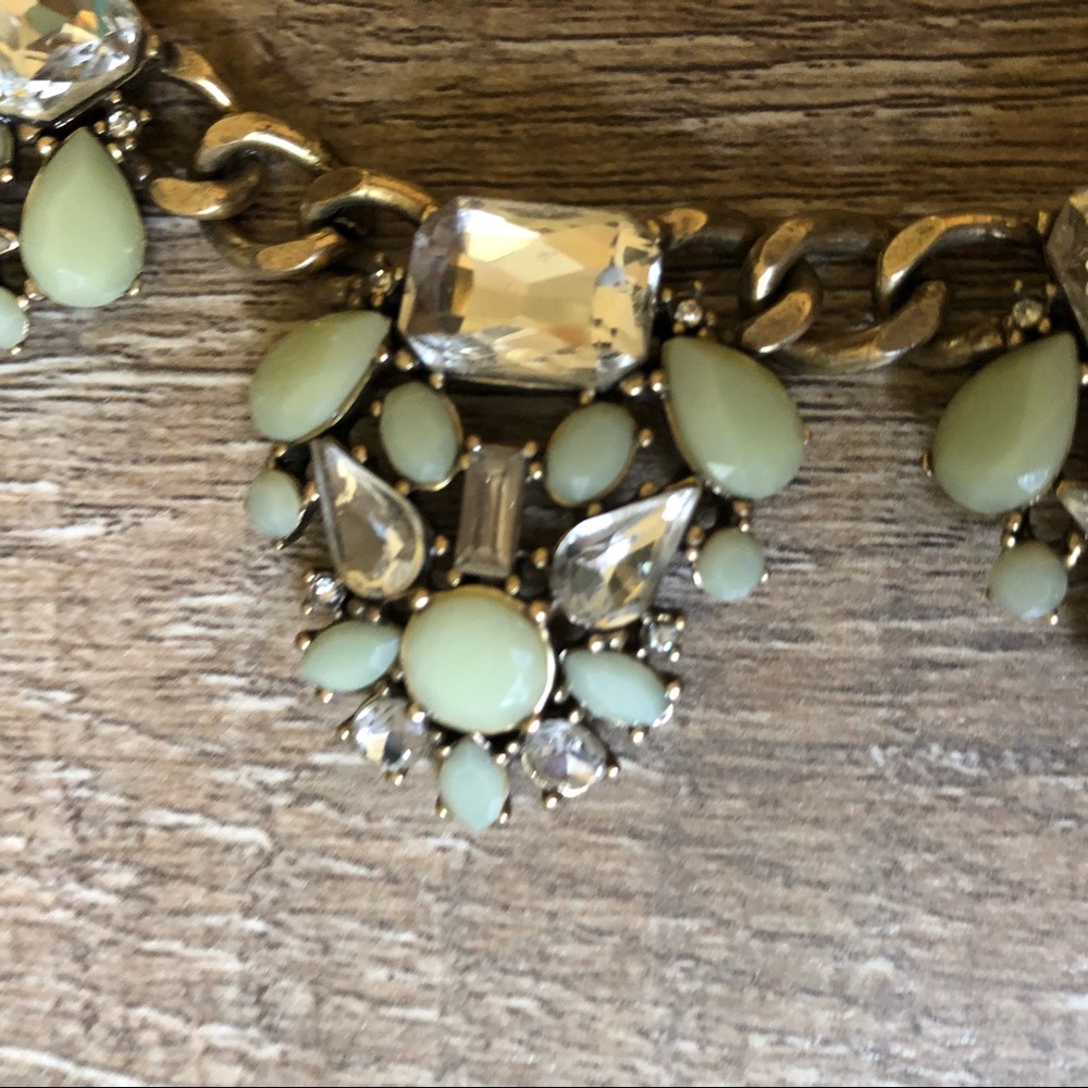 Banana Republic Mint Statement Necklace